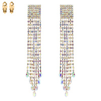 DANGLY RHINESTONE CLIP ER