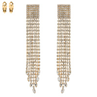 DANGLY RHINESTONE CLIP ER