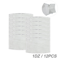 ACTIVATED CARBON FILTERS FOR MASK (1DZ/ 12PCS)