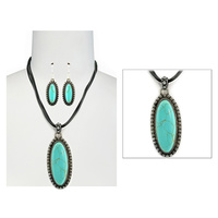 NAVAJO STYLE LEATHER NK SET