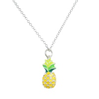 TROPICAL PINEAPPLE PENDANT NECKLACE
