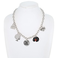 AFRO HAIR DIVA BLACK GIRL MAGIC CHARM NECKLACE