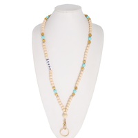 NURSE HEALTHCARE BEADED BADGE LANYARD