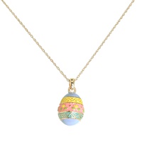 EASTER EGG PENDANT CHAIN NECKLACE