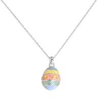 EASTER EGG PENDANT CHAIN NECKLACE