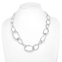 BOHEMIAN WIDE CHAIN LINK STATEMENT NECKLACE