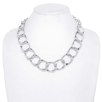 URBAN WIDE CHAIN LINK STATEMENT NECKLACE