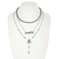 3-PACK ASSORTED WESTERN LAYERING NECKLACE SET