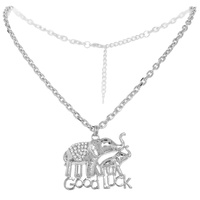 GOOD LUCK ELEPHANT PENDANT NECKLACE