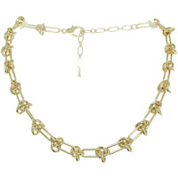 KNOTTED LINK CHAIN NECKLACE