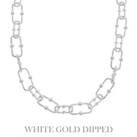 GOLD PLATED LINK CHAIN NECKLACE
