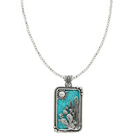 WESTERN DESERT THEME PENDANT NECKLACE