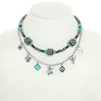 WESTERN THEME CHARM NECKLACE