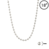 POLISHED BEAD CHAIN NECKLACE