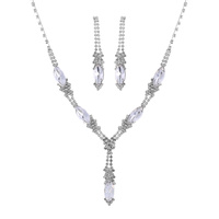 DRESSY RHINESTONE NECKLACE SET