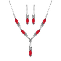 DRESSY RHINESTONE NECKLACE SET