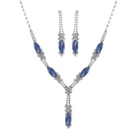 DRESSY RHINESTONE NECKLACE SET