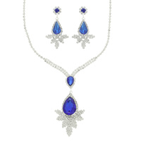 CRYSTAL TEARDROP JEWELRY SET