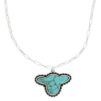 WESTERN COW HEAD NECKLACE