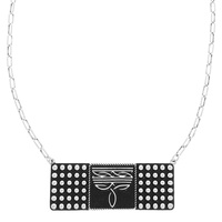 WESTERN BOOT STITCH NECKLACE