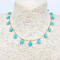 BAROQUE BEAD STATION NECKLACE