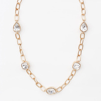 MULTI CUT CRYSTAL NECKLACE