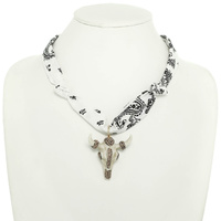 WESTERN LONGHORN SKULL NECKLACE