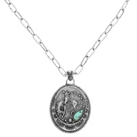 WESTERN HORSE RIDER NECKLACE