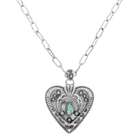 WESTERN HEART TURQUOISE NECKLACE