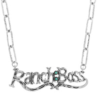 WESTERN RANCH BOSS PENDANT NECKLACE
