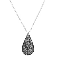 WESTERN FILIGREE TEARDROP NECKLACE