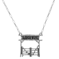 WESTERN RANCHWIFE GATE NECKLACE