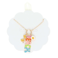 "TEACH" MULTI CHARM NECKLACE