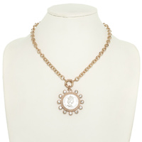 QUEEN ELIZABETH COIN PENDANT NECKLACE