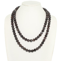 MARBLED STONE BEAD NECKLACE