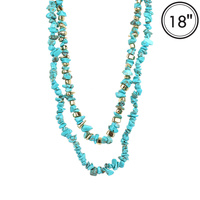 FREEFORM STONE BEAD NECKLACE