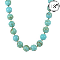 MARBLE STONE BEAD NECKLACE