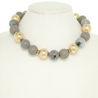 CHOKER TO PRINCESS LENGTH BEAD NECKLACE