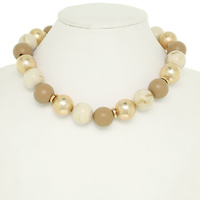 CHOKER TO PRINCESS LENGTH BEAD NECKLACE