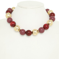 CHOKER TO PRINCESS LENGTH BEAD NECKLACE