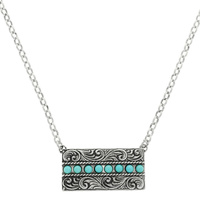 WESTERN FILIGREE BAR NECKLACE