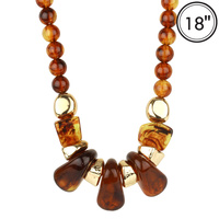 MARBLE STONE BEAD NECKLACE