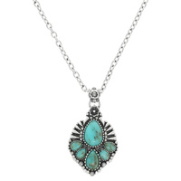 WESTERN TEARDROP CONCHO NECKLACE
