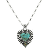 WESTERN HEART PENDANT NECKLACE