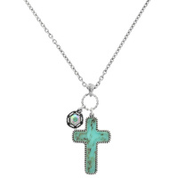 WESTERN CROSS PENDANT NECKLACE