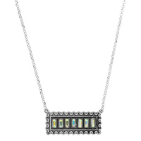 WESTERN STONE BAR NECKLACE