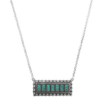 WESTERN STONE BAR NECKLACE