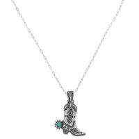 WESTERN COWBOY BOOT NECKLACE