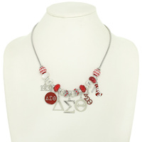 DELTA SIGMA THETA CHARM NECKLACE