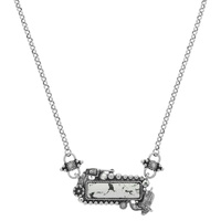 WESTERN PISTOL BAR NECKLACE